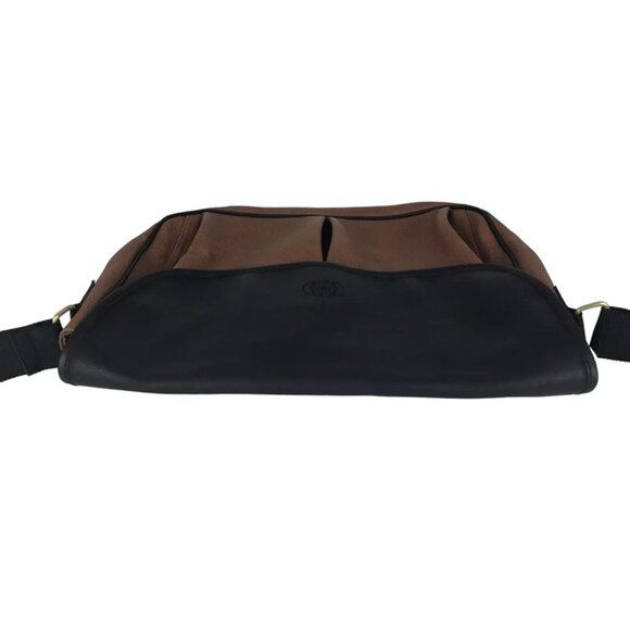 Alba Crossbody Handbag Womens Brown Black Leather Adjustable Strap Classic - Picture 5 of 10